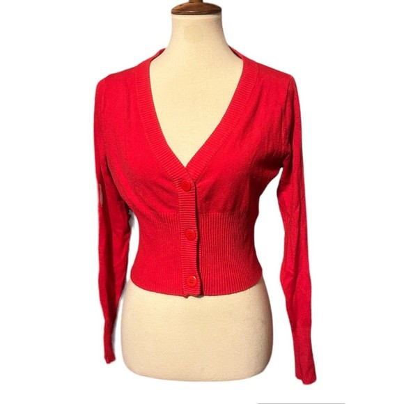 50s Lets Go Dancing Cardigan by Banned Retro - Picture 8 of 9